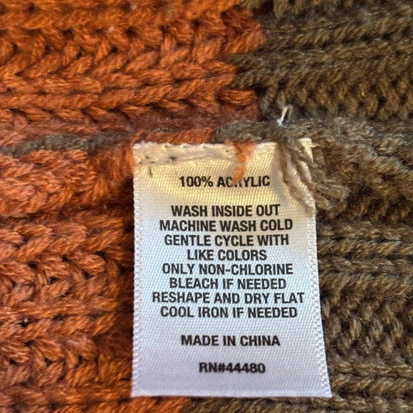 Wonderly sweater women’s size small fall colors distressed - Picture 6 of 6